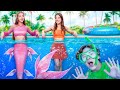 Popular Mermaid VS Unpopular Mermaid || Weird Sisters Became Mermaids