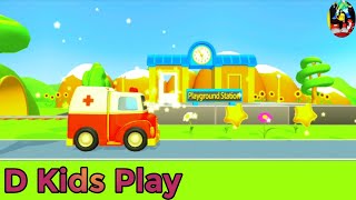 Ambulance 🚑 helped the man| D Kids Play| #shorts  #kids #kidsvideo #cartoon #toys #forkids #kidssong