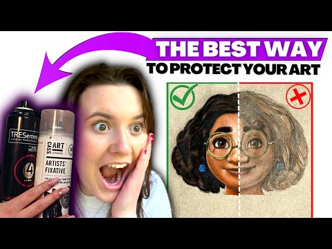 Can hairspray preserve charcoal drawings?