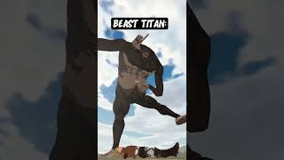 Levi Vs The Beast Titan Be Like #anime #attackontitan #aot #levi