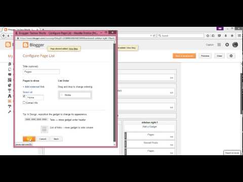 How to add tabs/pages for Blogger.com New Interface 2015 How to add tabs/pages for Blogger.com New Interface 2015