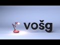 vošg... 3D logoanimation Pixar parody (Maya)