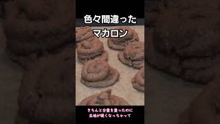 色々間違ったマカロン Failed macaron