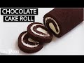 THE BEST Chocolate Cake Roll! Chocolate Swiss Roll Recipe