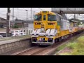 【上沼垂工臨】キヤe195系 lt 1編成 信越本線 押切駅 通過 kiya e195 series long rail transport passing shin etsu line