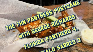 The FHN Panthers Postgame: Florida 4, Buffalo Sabres 3