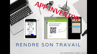 Enregistrer ou rendre son travail App Inventor