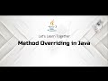 Java Method Overriding Demystified: Unleashing the Power of Dynamic Polymorphism