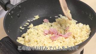 TVCMでアンジェラが食べてたおむすび003～チャーハンおむすびレシピ