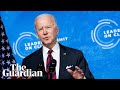 Joe Biden speaks at virtual climate leader's summit – watch live
