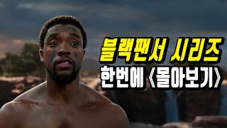 블랙팬서 시리즈 1시간 5분 만에 한번에 몰아보기!!