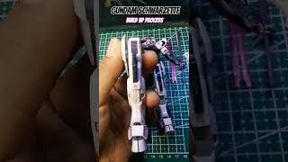 GUNDAM SCHWARZETTE | DABAN | BUILD UP PROCESS | lauda neill #thewitchfrommercury #gunplabuilder