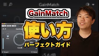 もう音量変化に惑わされない!? GainMatchの使い方！ DTMer必携プラグインを紹介！