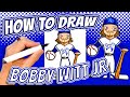 How to Draw Bobby Witt Jr. for Kids - Kansas City Royals MLB Baseball