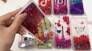 Watter Glitter Mobile Case Back Cover For Girls Ladies