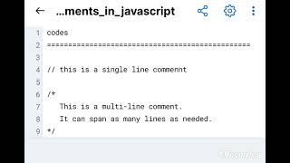 JavaScript: How to make single and multi line comments in JavaScript #javascript