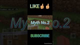 Myths of Minecraft #shorts #minecraftshorts #youtubeshorts
