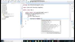 supplier java 8 feature Example OTP Generator in java