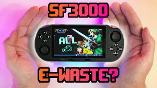 The (Data Frog?) SF3000 Retro Game Handheld: Is It E-Waste?