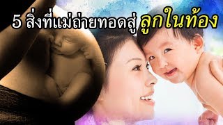 ทารกในครรภ์  : 5 สิ่งที่แม่ถ่ายทอดสู่ลูกในท้อง | ความเชื่อคนท้อง | คนท้อง Everything