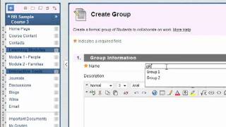Adding users and groups to BB9