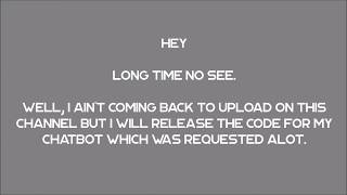 Code for Chatbot! [Visual Basic]
