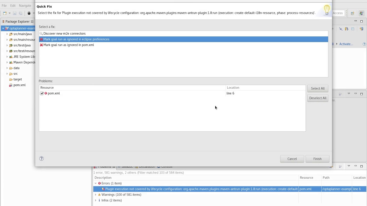 Fix Maven Antrun Plugin Error In Eclipse Youtube