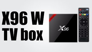 X96 W TV box - Android 7.1 / Bluetooth 4.0 / 10-bit HDR, Mali 450MP GPU