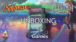 Magic The Gathering: Eldritch Moon Weapons and Wards Intro Deck Unboxing