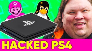 This PS4 runs Linux now...