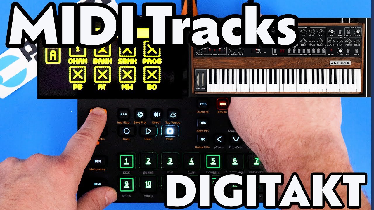 Midi Tracks Digitakt Tutorial Youtube