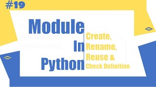 Python Tutorial - 19|Module in Python | Python for Beginners | Learnerea