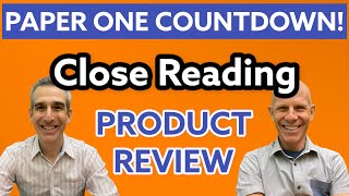 Countdown to Paper One - Product Review - Conventions and Close Reading