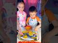 Children prepare healthy and tasty fish with vegetables #shorts #viral #kids #cooking #trends #viral