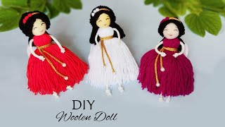 How to make yarn/woolen Doll at home | Easy Doll Making Tutorial | DIY Room Decor | handmade doll
