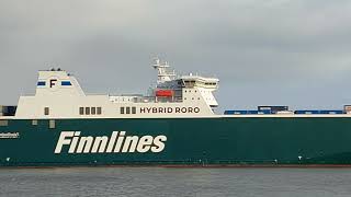 FINNECO I - Finnlines -  Ro-Ro Cargo Ship -  Cuxhaven 😍🌊👍#cargoship #cargoshipping #cargoships