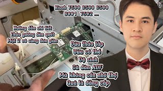 MT | Ricoh Hướng dẫn tháo gương đèn quét mặt 2 và thay thế chi tiết nhất