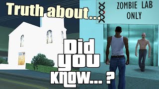 GTA San Andreas Secrets and Facts 40 Zombie Lab Truth, Easter Eggs, Bayside Church, Demons, Myths