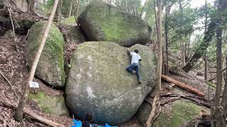 小法師　5級  京都笠置寺エリア　カエル岩