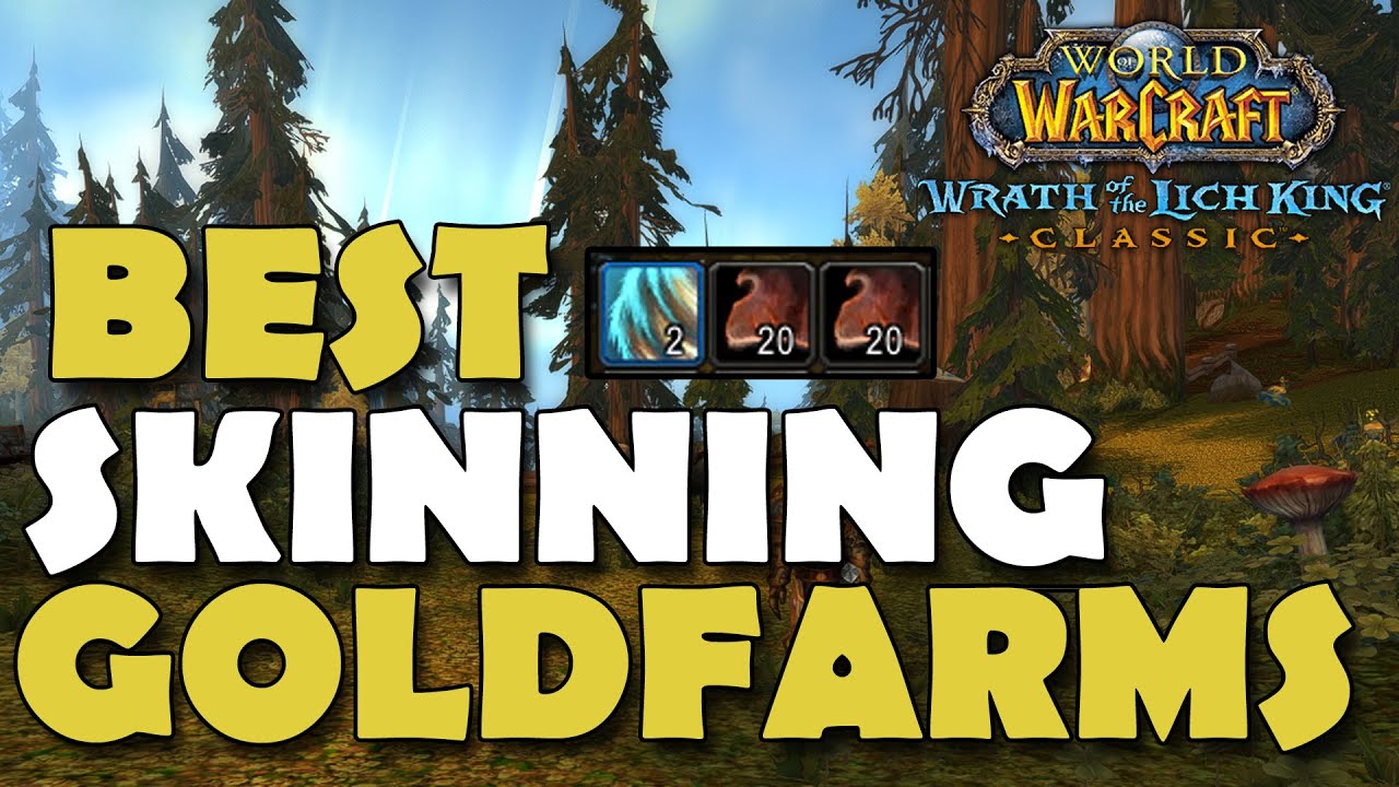 Best Skinning Goldfarms Wotlk Classic Youtube