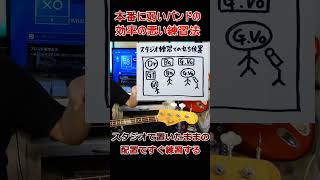 本番に弱いバンドの効率の悪い練習法 #shorts