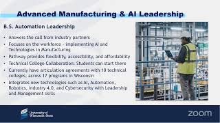 Open Meeting on the Regulation of Artificial Intelligence in Wisconsin | UW-Stout