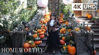 HALLOWEEN HOUSE TOUR | 4,000 Pumpkins Bring This NYC Brownstone to Life | 4K
