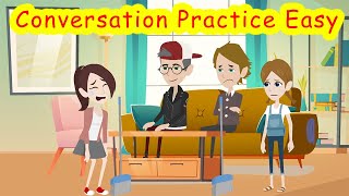 Learn English Speaking Easily Quickly | English Conversation Practice Easy