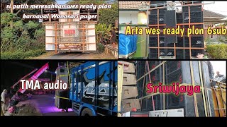 deretan sound sistem, yg siap membuat warga Wonosari puger aorjek bolo.