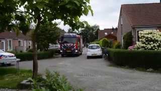 Brandweer Hoogezand (TS 01-2133) met spoed naar een melding