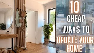 10 Cheap DIY Projects Around The House | DIY Home Improvements On A Budget That Add Value