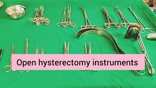 Total Abdominal Hysterectomy instruments names and uses Understand easily !