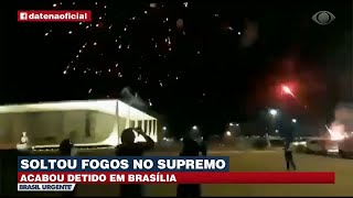 RENAN SENA SOLTA FOGOS NO STF E É DETIDO EM BRASÍLIA | BRASIL URGENTE