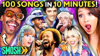 Singing 100 Songs In 10 Minutes With Keith From Smosh!